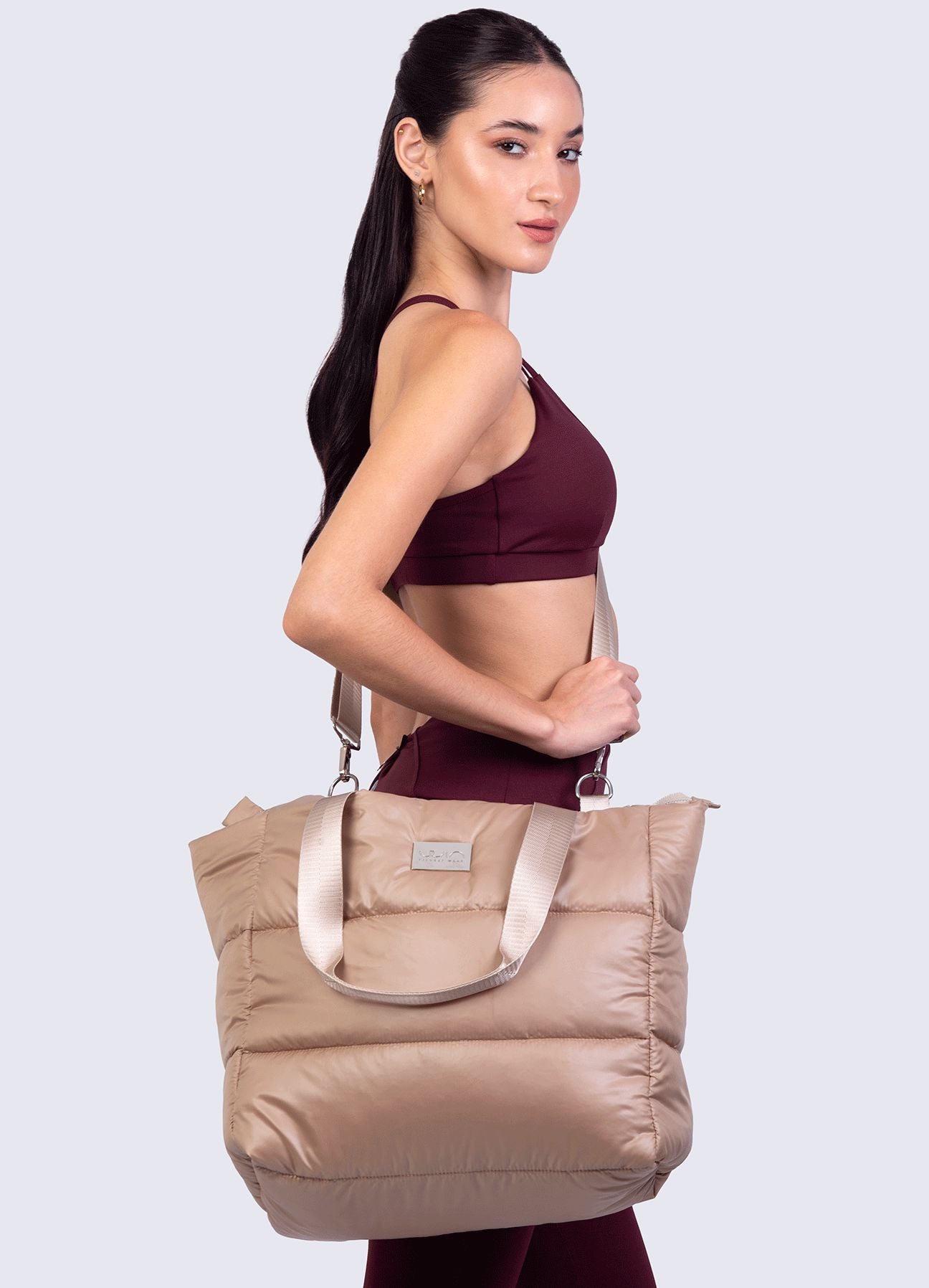 BOLSO PUFF-BEIGE ACCESORIOS WIN