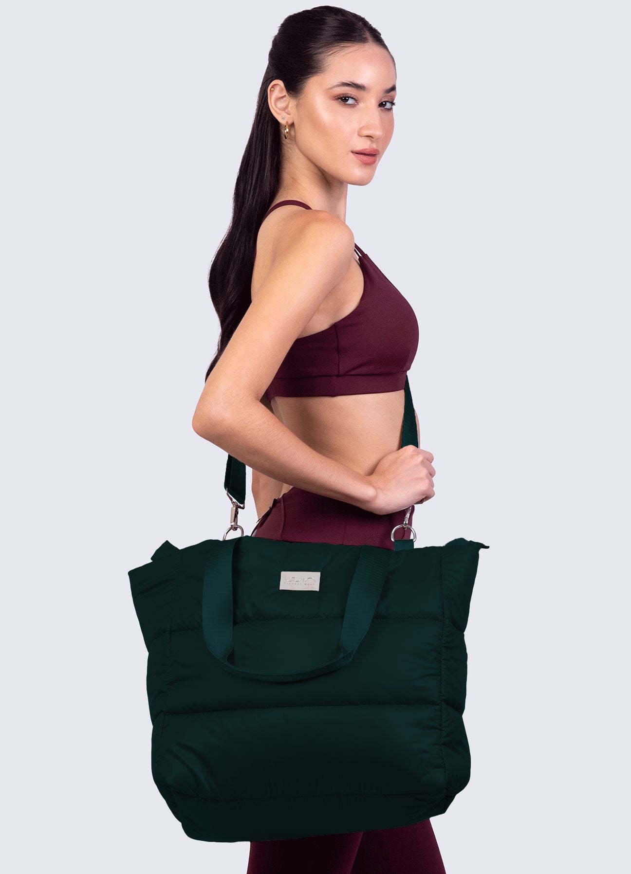 BOLSO PUFF - VERDE BOTELLA BOLSO WIN