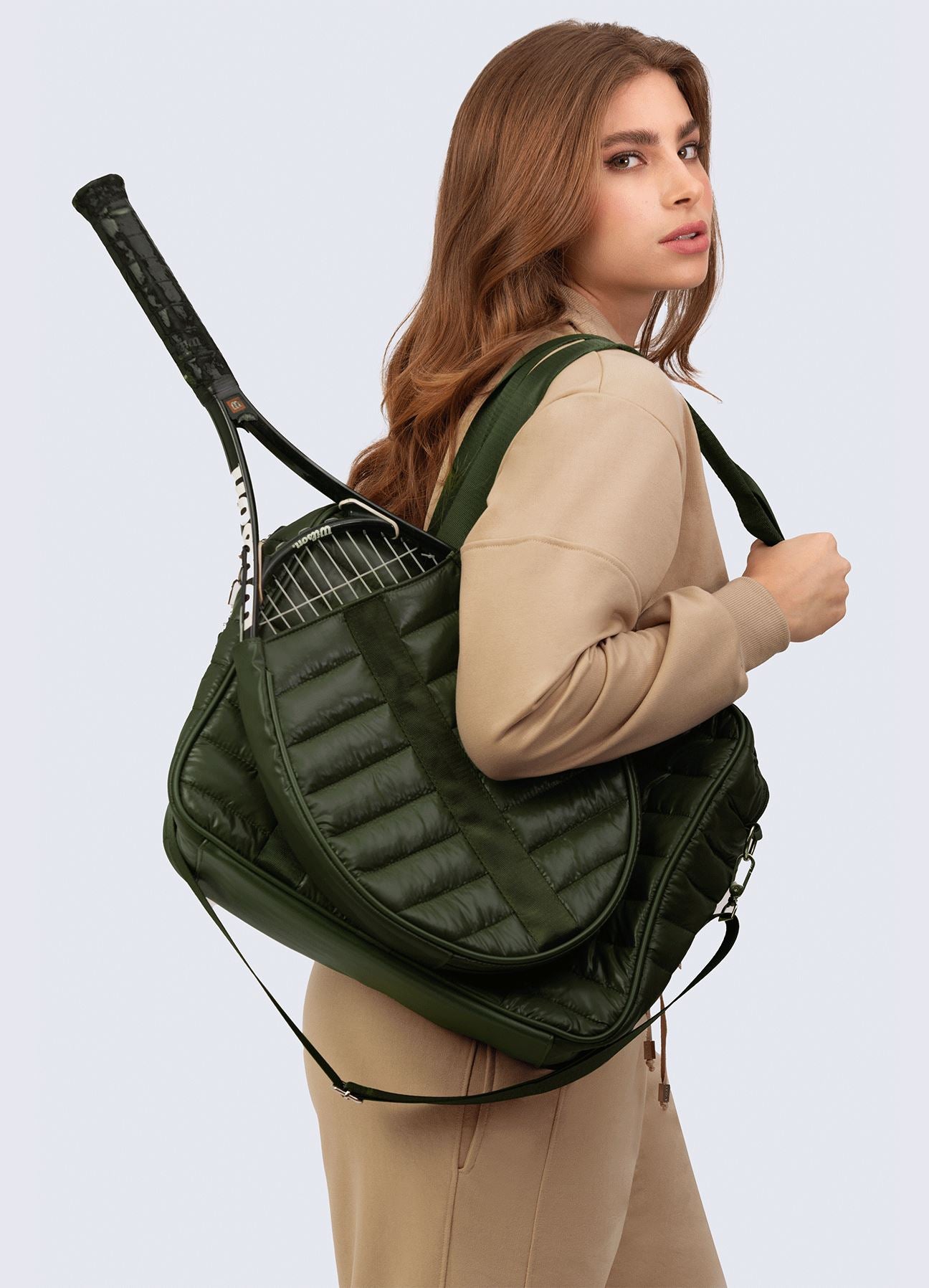 BOLSO TENNIS-VERDE MILITAR BOLSO WIN