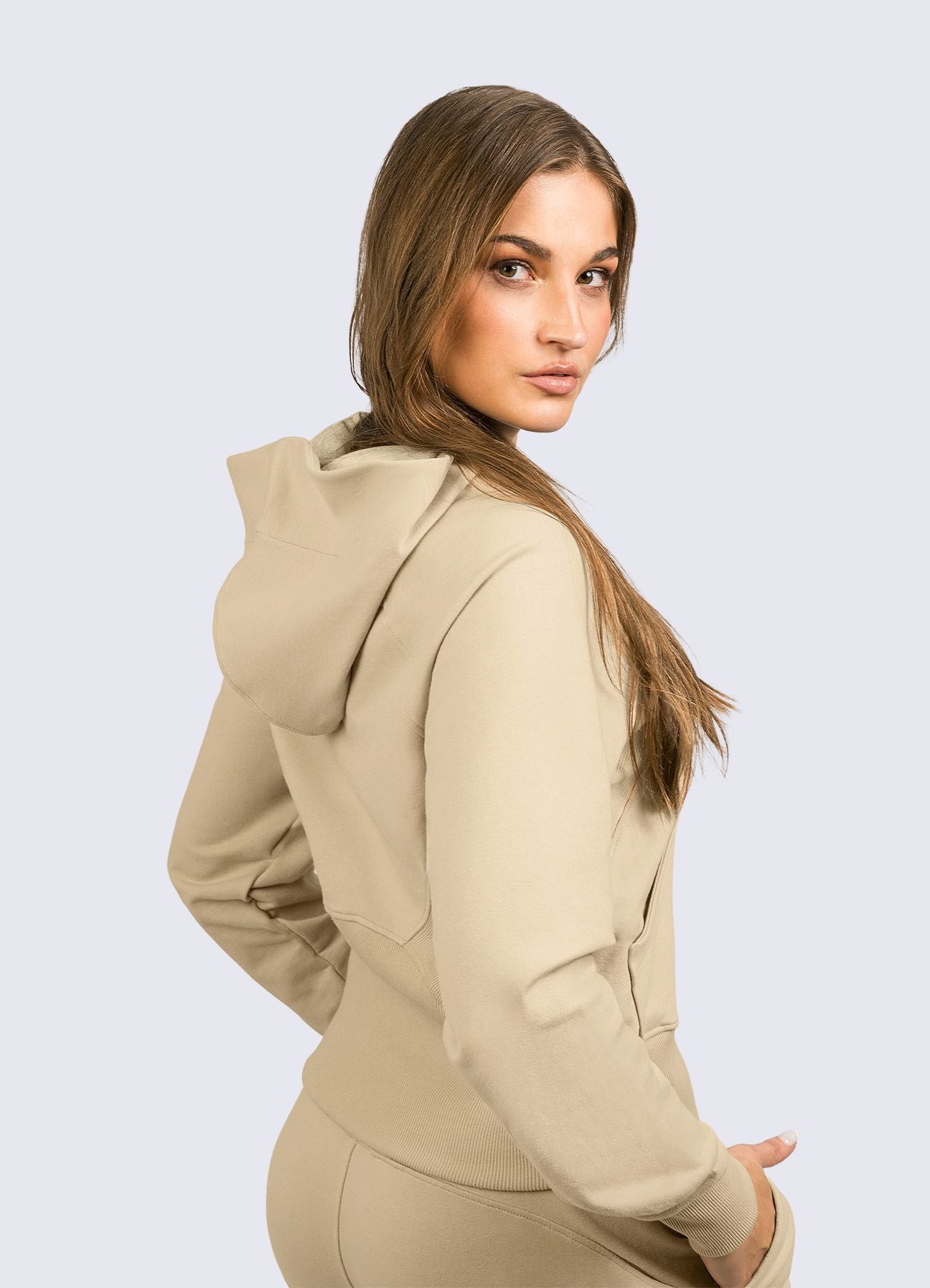 CASACA ATHLEISURE - BEIGE WIN ROPA DEPORTIVA