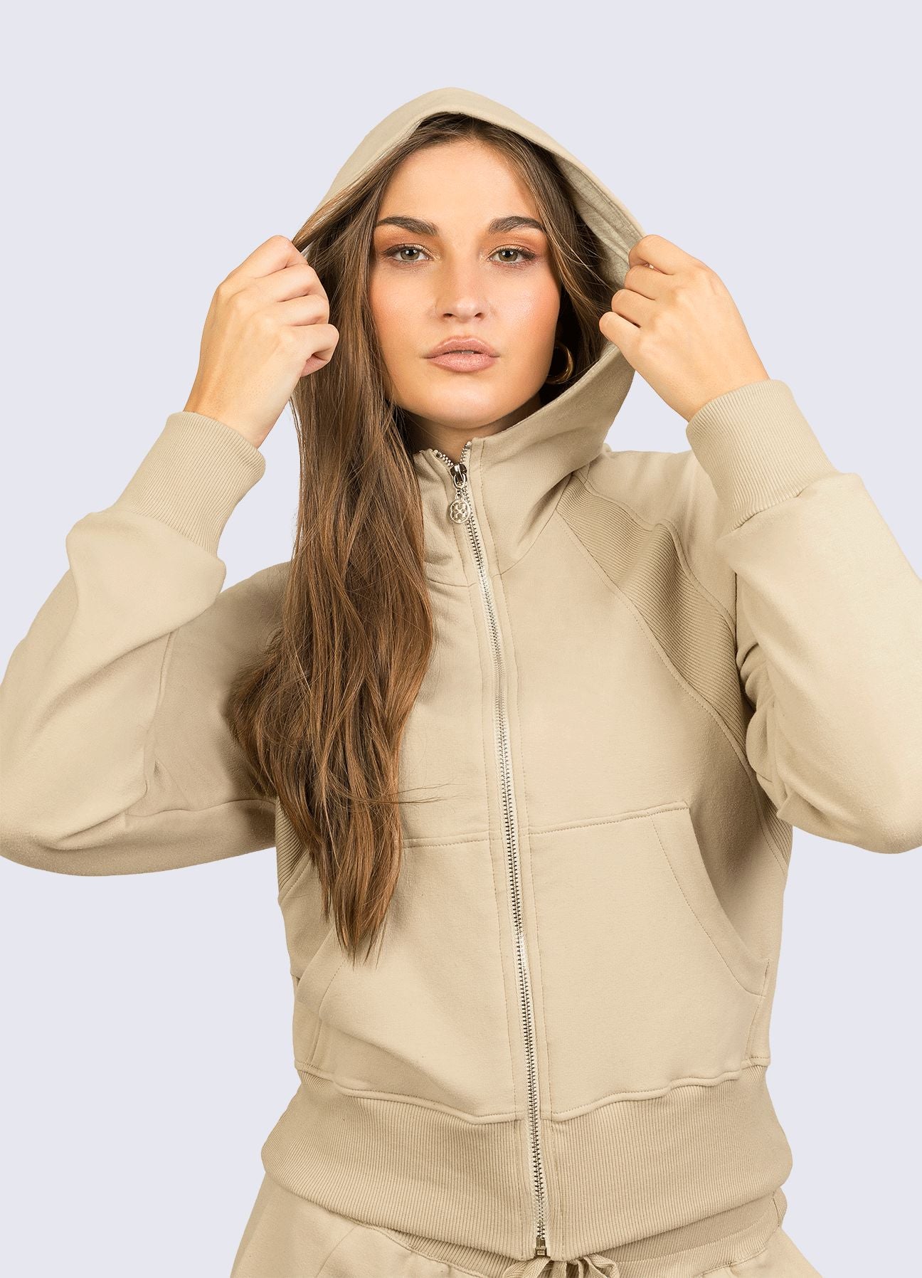 CASACA ATHLEISURE - BEIGE WIN ROPA DEPORTIVA BEIGE S