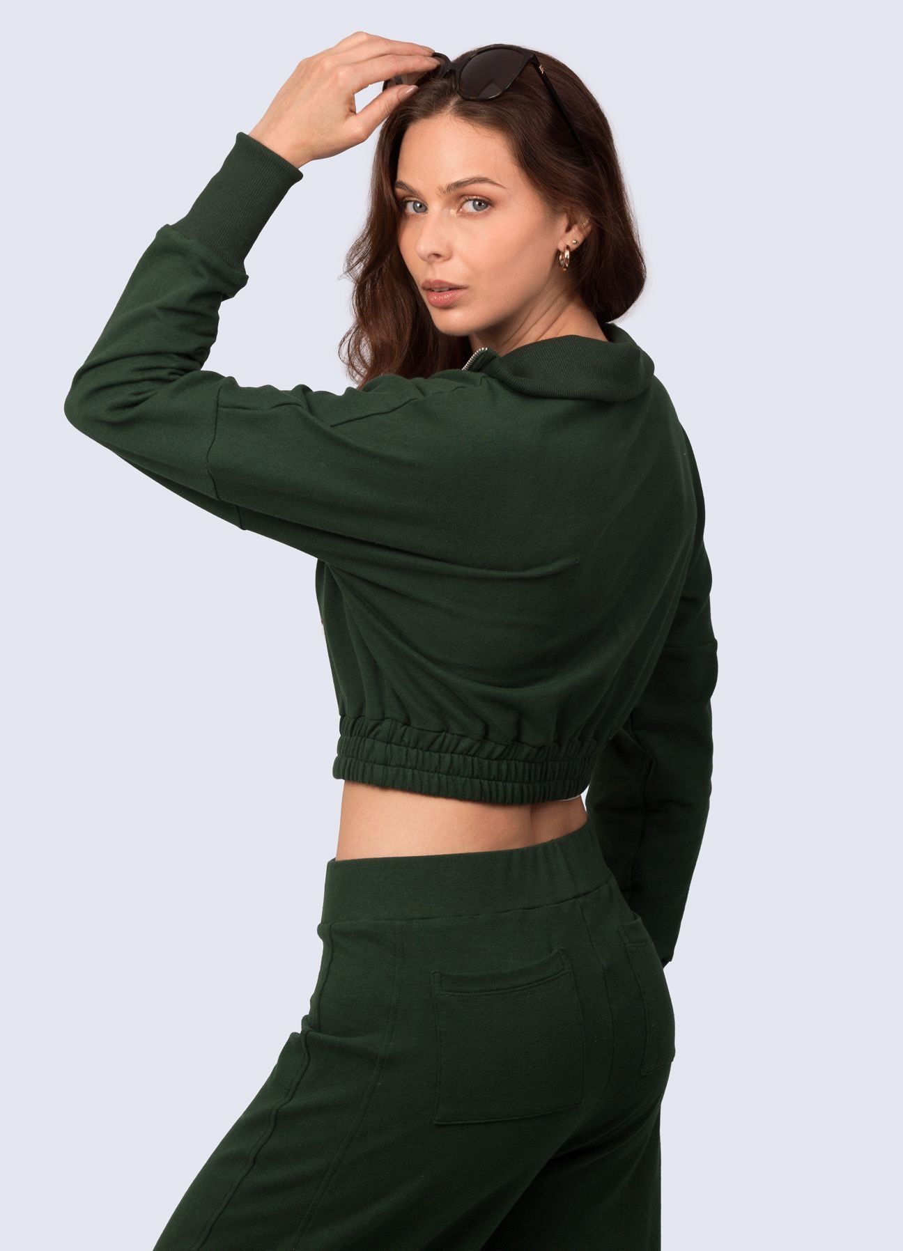 Chaqueta Verde De Mujer | Casaca Lounge Verde | WIN ROPA DEPORTIVA