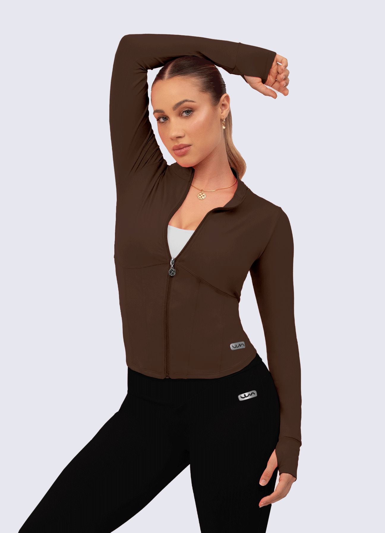 CASACA STAY - MARRÓN OSCURO CASACAS WIN ROPA DEPORTIVA