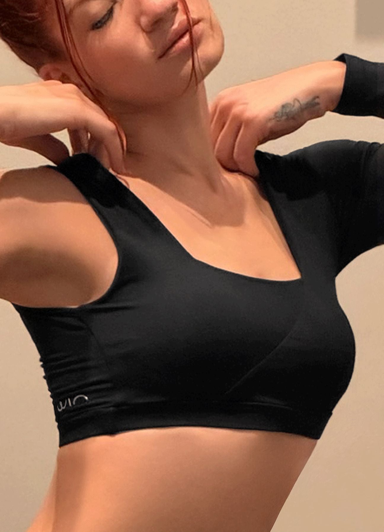 CROP DUALITY - NEGRO WIN ROPA DEPORTIVA