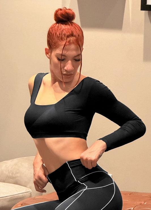 CROP DUALITY - NEGRO WIN ROPA DEPORTIVA Negro S