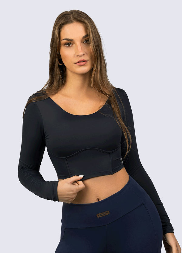 Top Corto Azul Marino | WIN ROPA DEPORTIVA