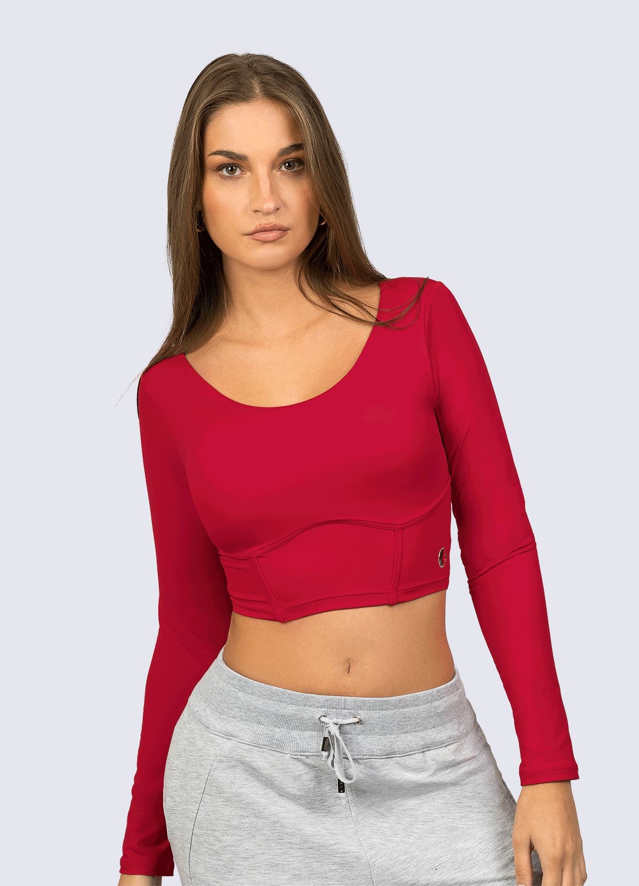 Top Corto Rojo para Mujer | WIN ROPA DEPORTIVA
