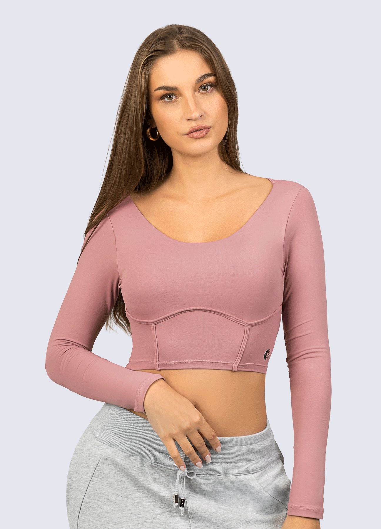 CROP ULTRA CONTROL ROSA OSCURO CROPS WIN ROPA DEPORTIVA rosa-oscuro S