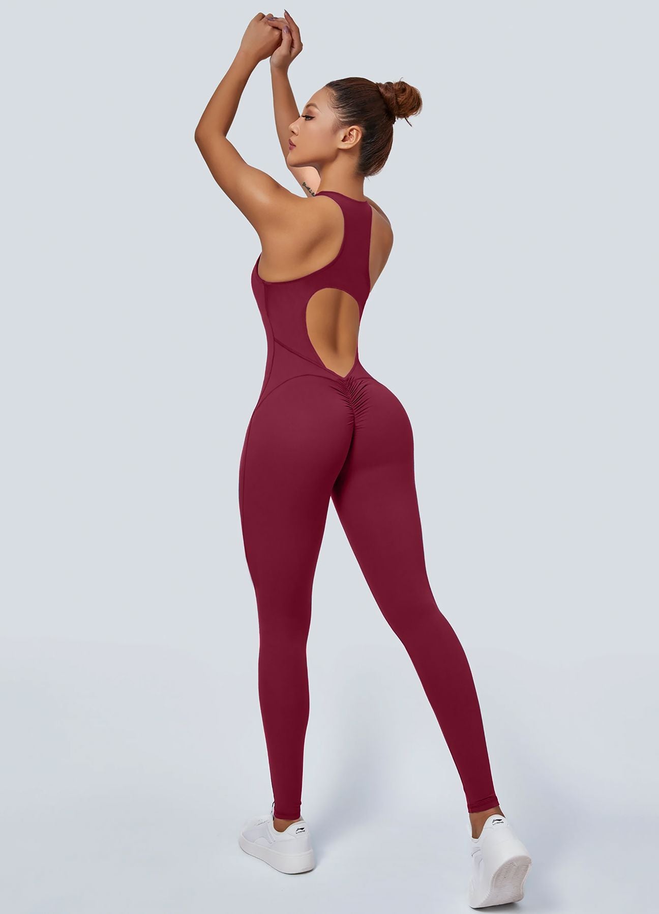 ENTERIZO EMANA CURVE UP - ROJO OSCURO ENTERIZOS WIN ROPA DEPORTIVA