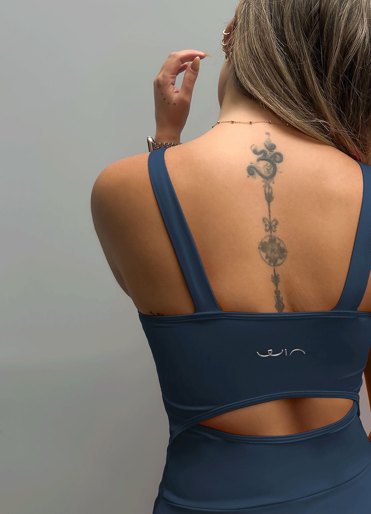 ENTERIZO FALDA REPLAY - AZUL MARINO WIN ROPA DEPORTIVA