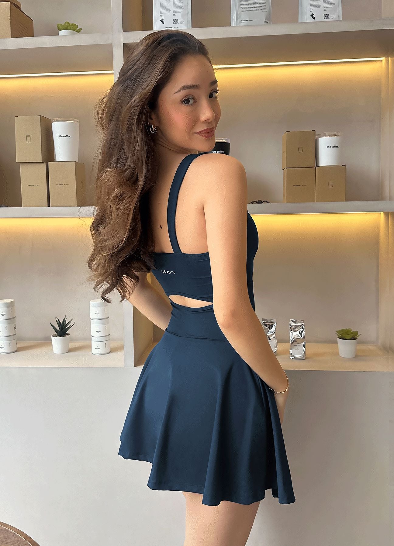 ENTERIZO FALDA REPLAY - AZUL MARINO WIN ROPA DEPORTIVA