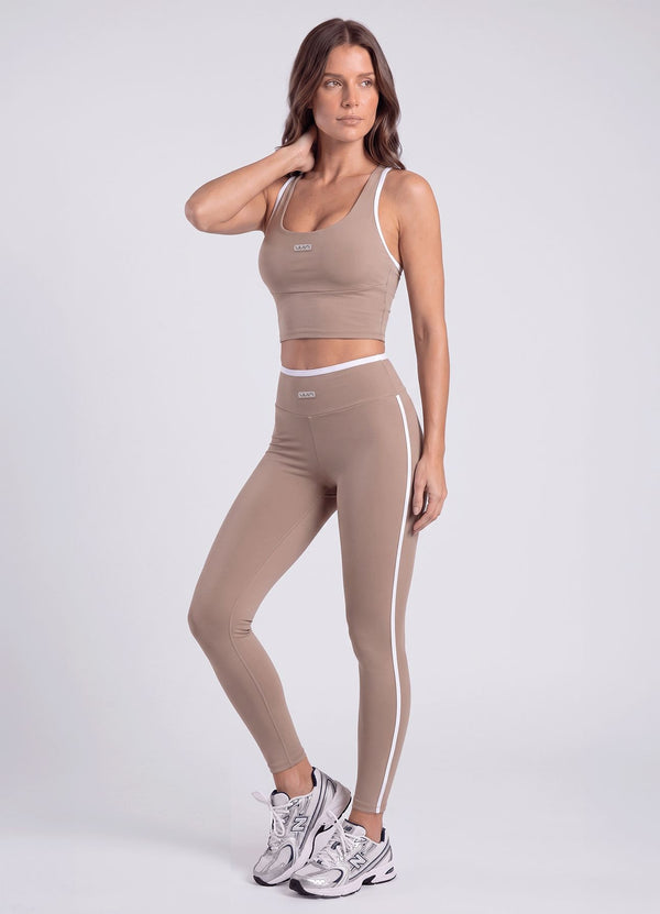 LEGGING EMANA FREEDOM - MARRON ALAMO LEGGINGS WIN ROPA DEPORTIVA