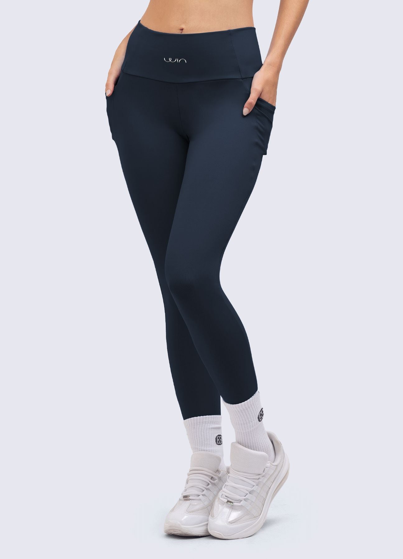 LEGGING EMANA NO LIMITS - AZUL MARINO LEGGINGS WINropadeportiva