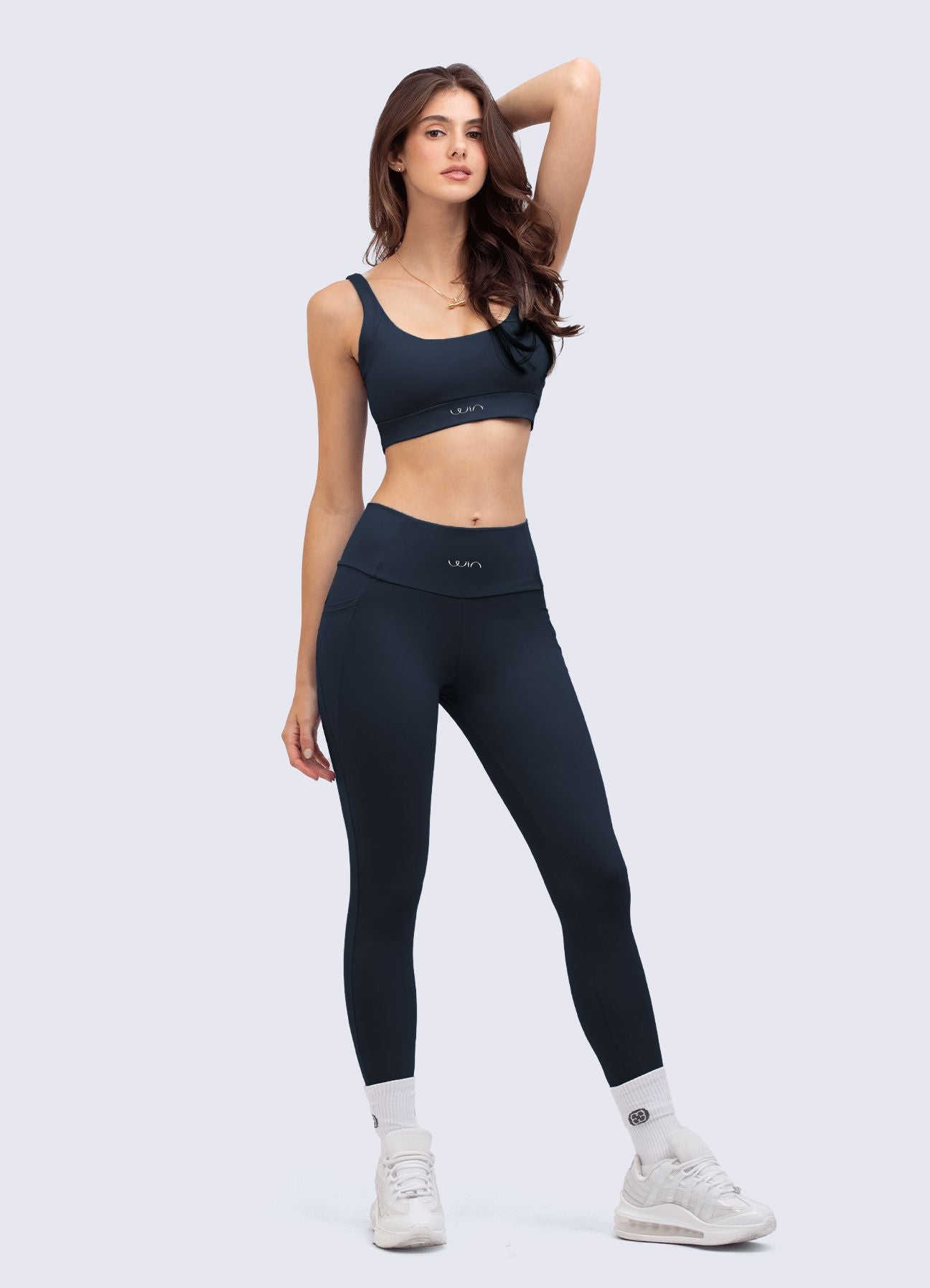LEGGING EMANA NO LIMITS - AZUL MARINO LEGGINGS WINropadeportiva