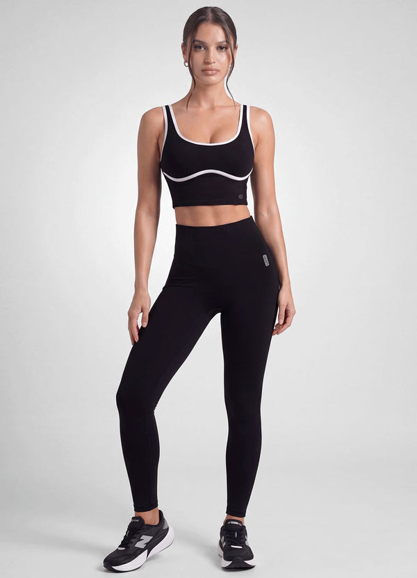 LEGGING EMANA STUDIO - NEGRO LEGGINGS WIN ROPA DEPORTIVA NEGRO S