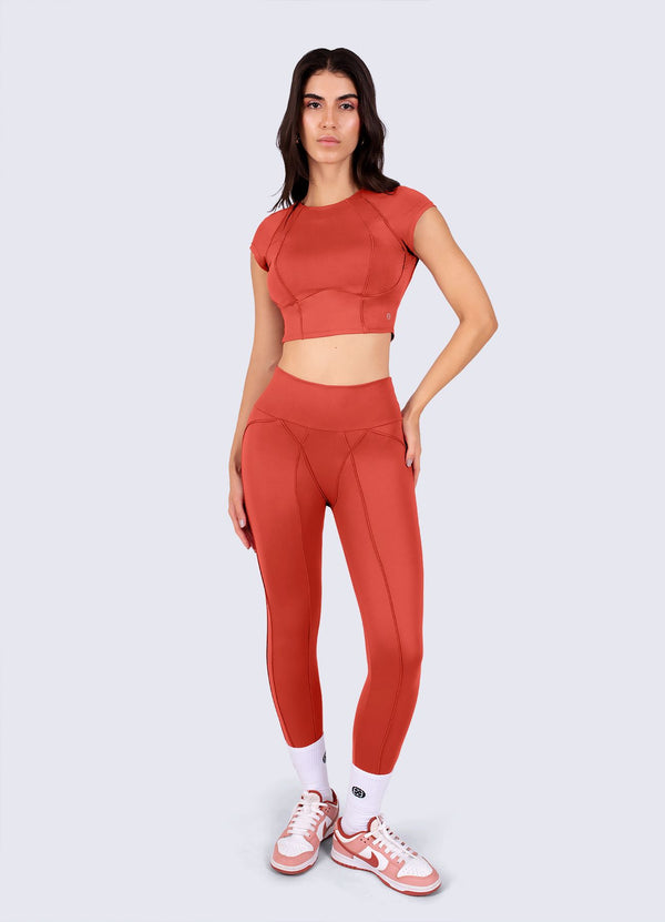 LEGGING FUTURE - OCRE LEGGINGS WIN ROPA DEPORTIVA