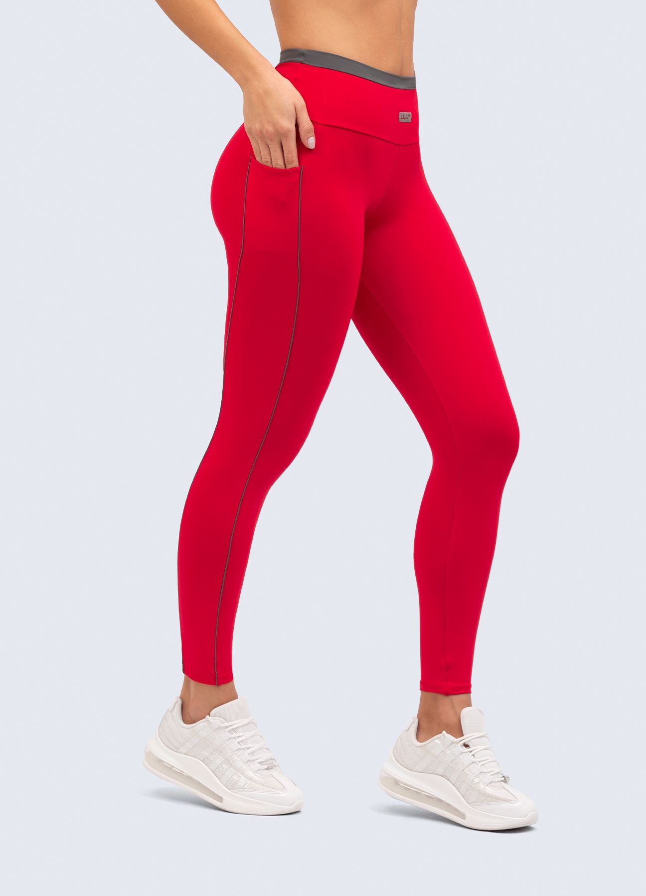 LEGGING NEVER STOPS-ROJO LEGGINGS WIN ROPA DEPORTIVA