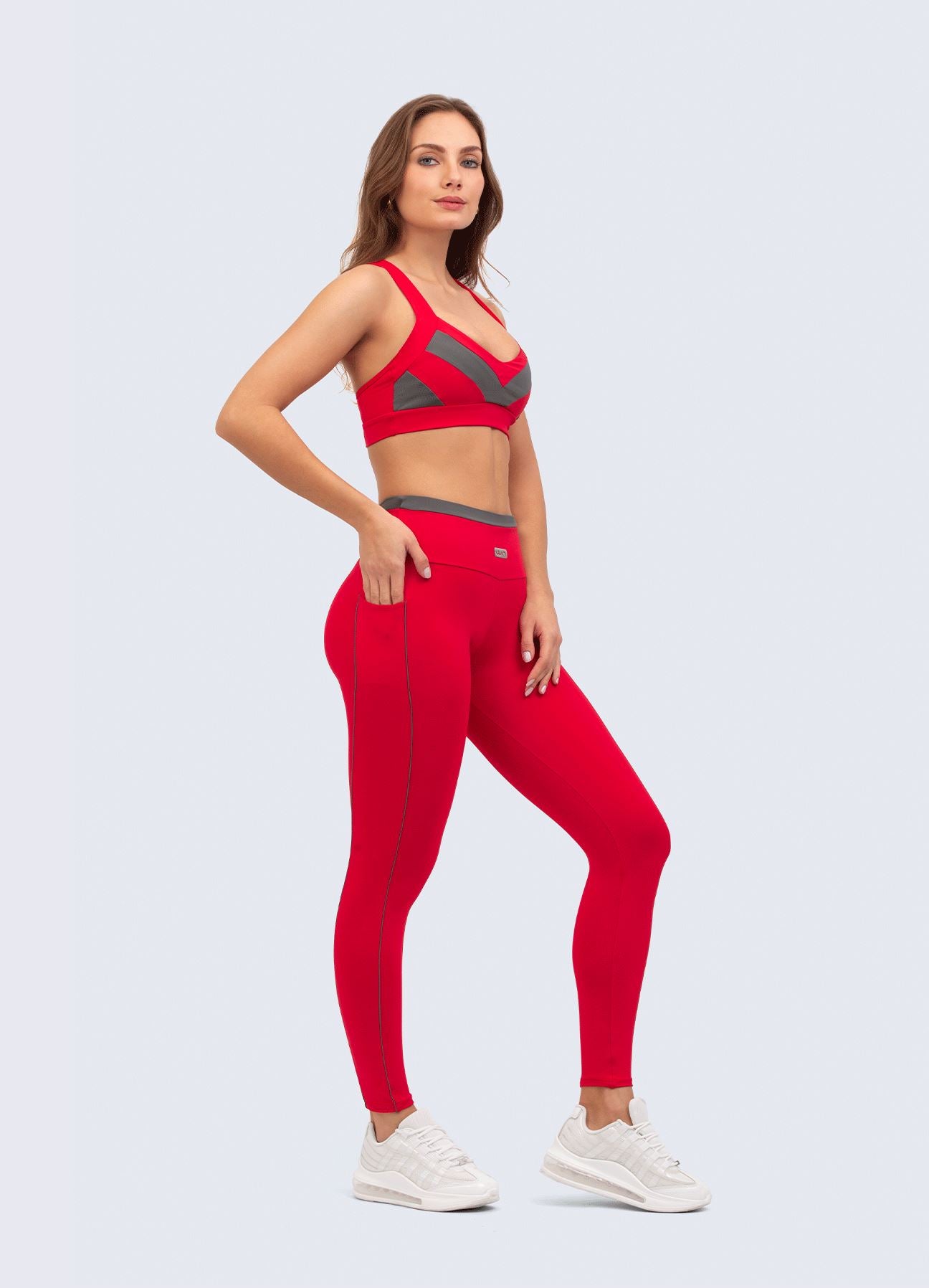 LEGGING NEVER STOPS-ROJO LEGGINGS WIN ROPA DEPORTIVA S ROJO