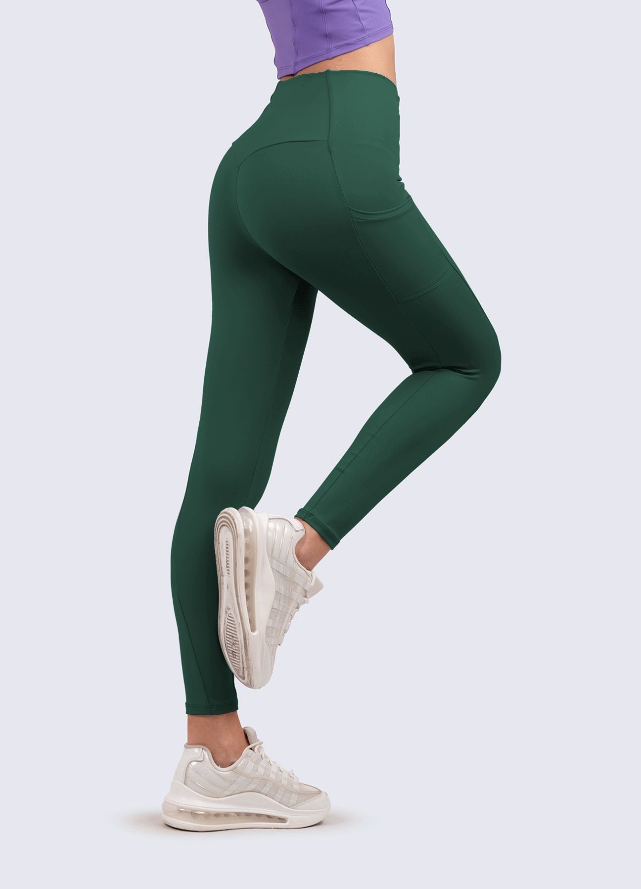 LEGGING READY GO - VERDE BOTELLA LEGGINGS WIN ROPA DEPORTIVA