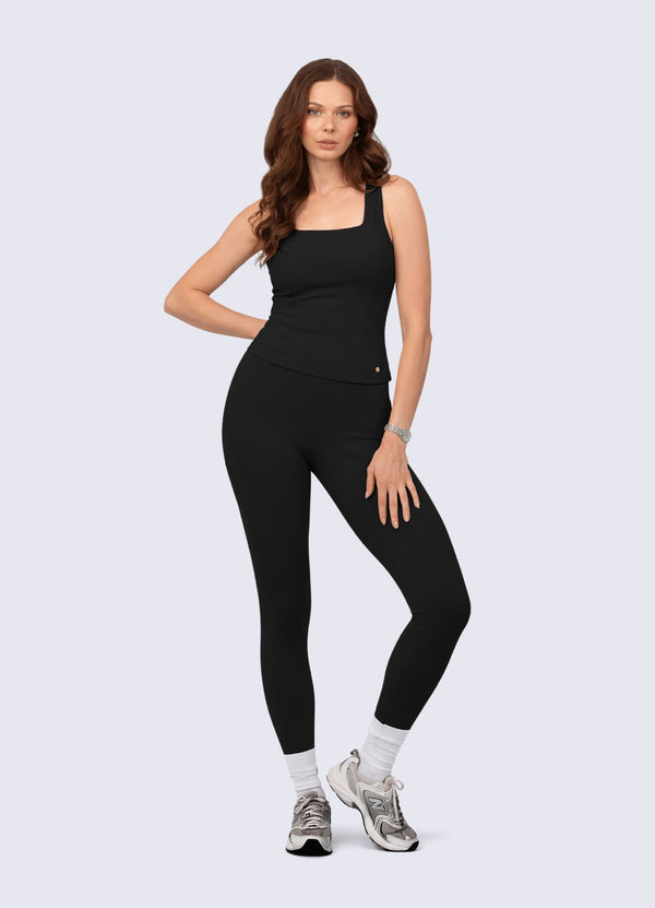 LEGGING SUPLEX NATURE - NEGRO LEGGINGS WIN ROPA DEPORTIVA Negro S