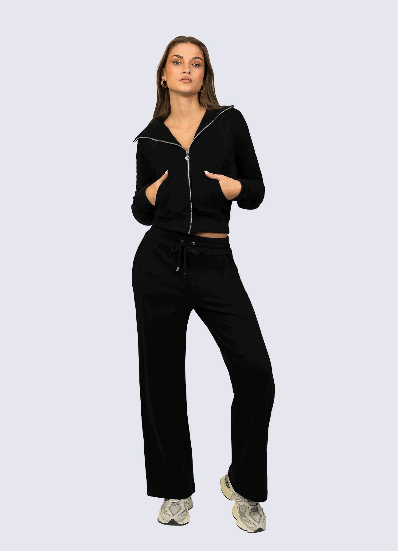 PANTALON BUZO ATHLEISURE - NEGRO WIN ROPA DEPORTIVA