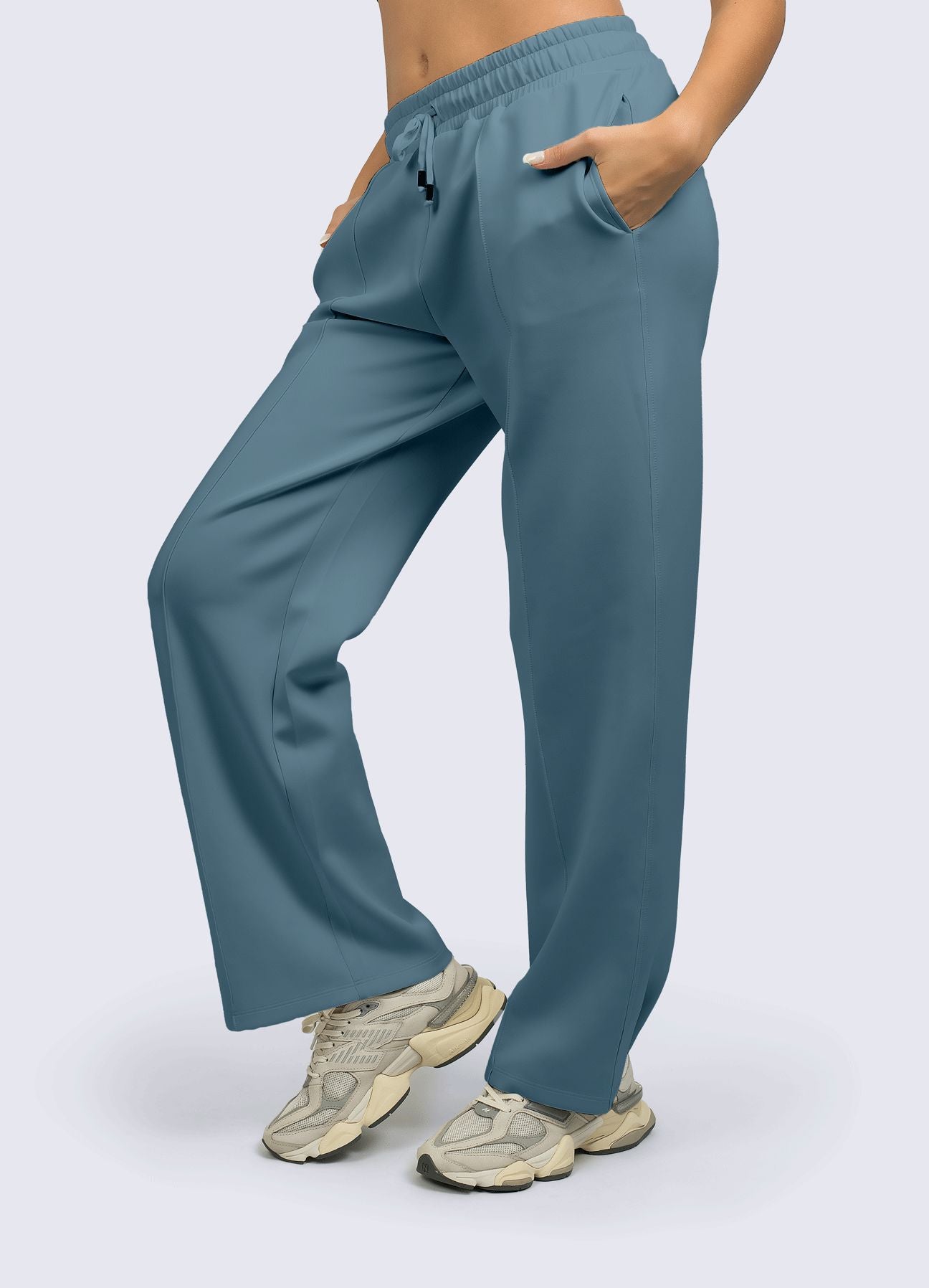 PANTALÓN COMFORT AZUL ACERO LEGGINGS WIN ROPA DEPORTIVA