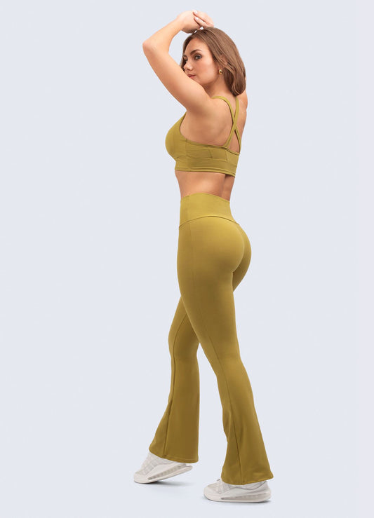 PANTALÓN EMANA VIENNA-MOSTAZA LEGGING WIN ROPA DEPORTIVA
