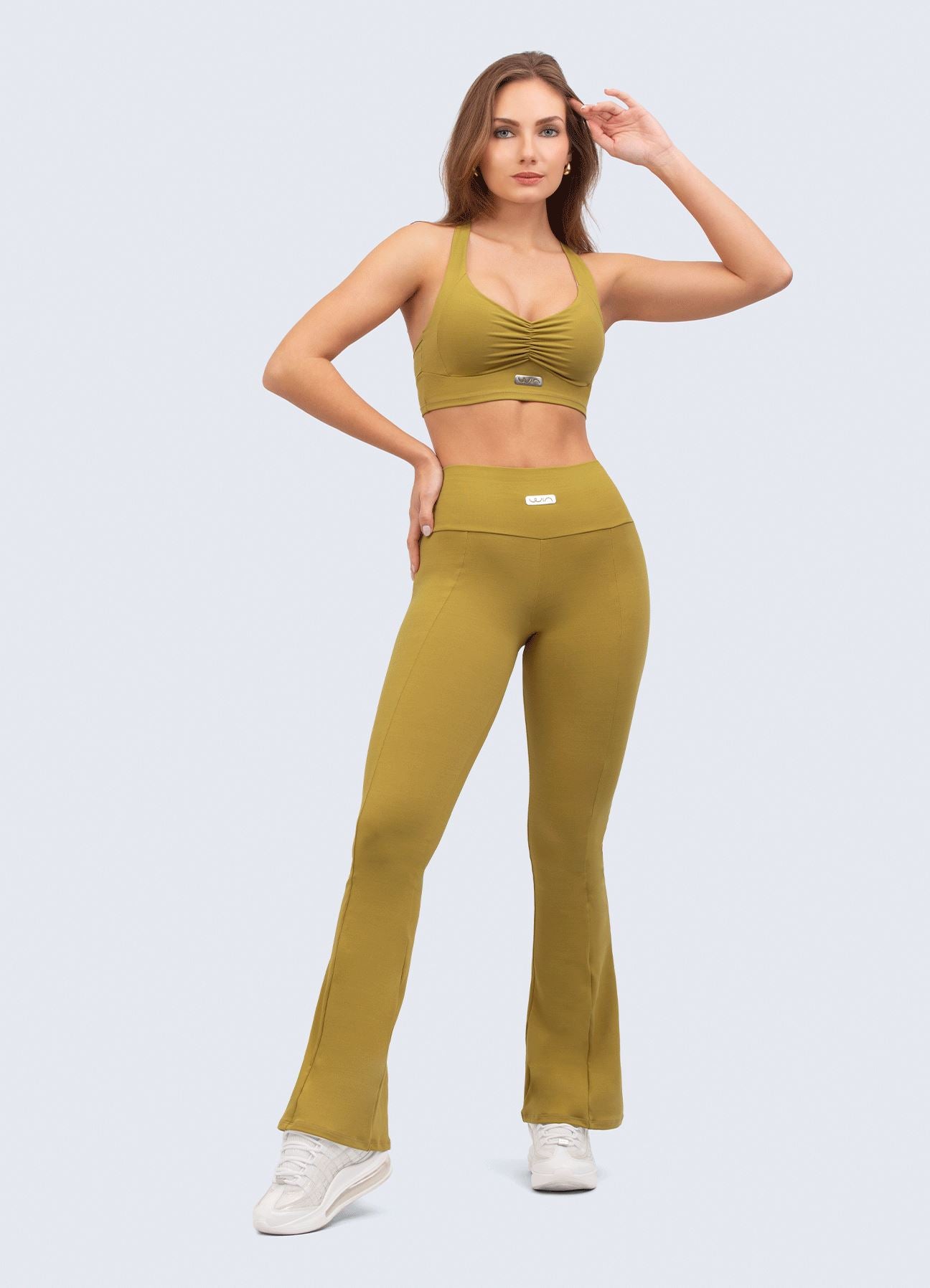 PANTALÓN EMANA VIENNA-MOSTAZA LEGGING WIN ROPA DEPORTIVA
