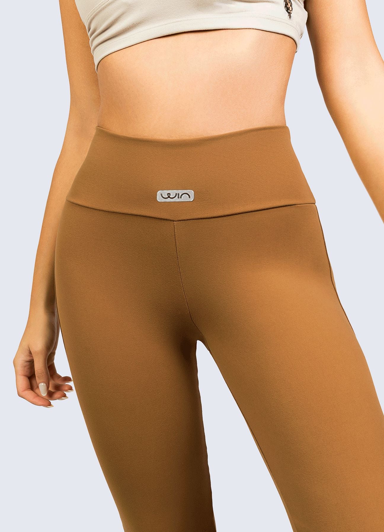 PANTALON FLARE BASIC - CAMEL LEGGINGS WIN ROPA DEPORTIVA