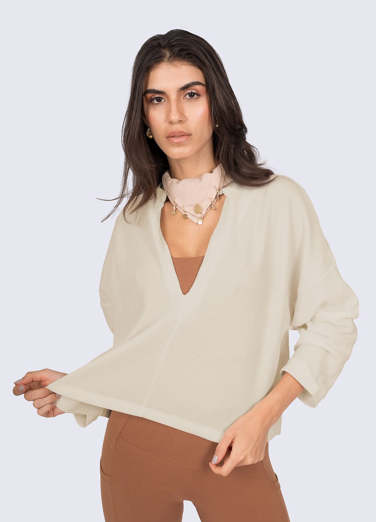 POLERA SPACE - BEIGE POLERAS WIN ROPA DEPORTIVA