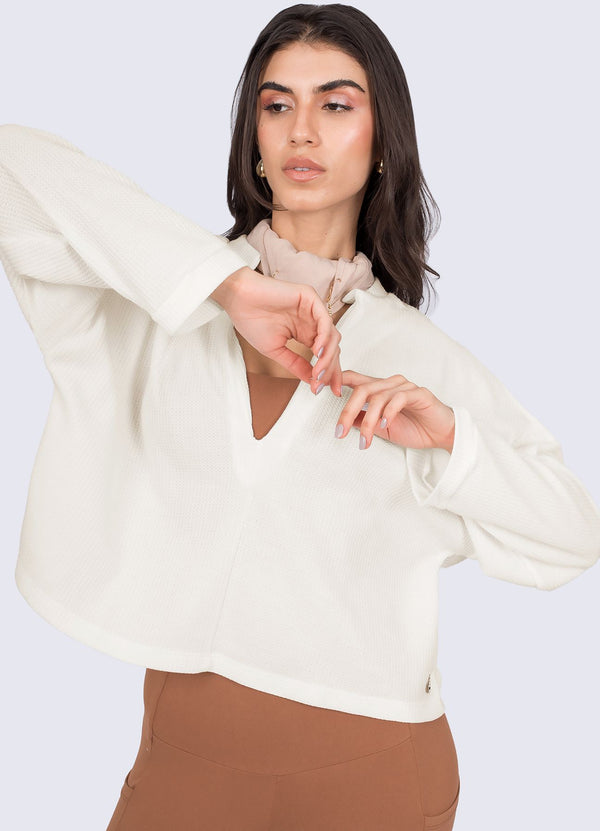 POLERA SPACE - HUESO POLERAS WIN ROPA DEPORTIVA