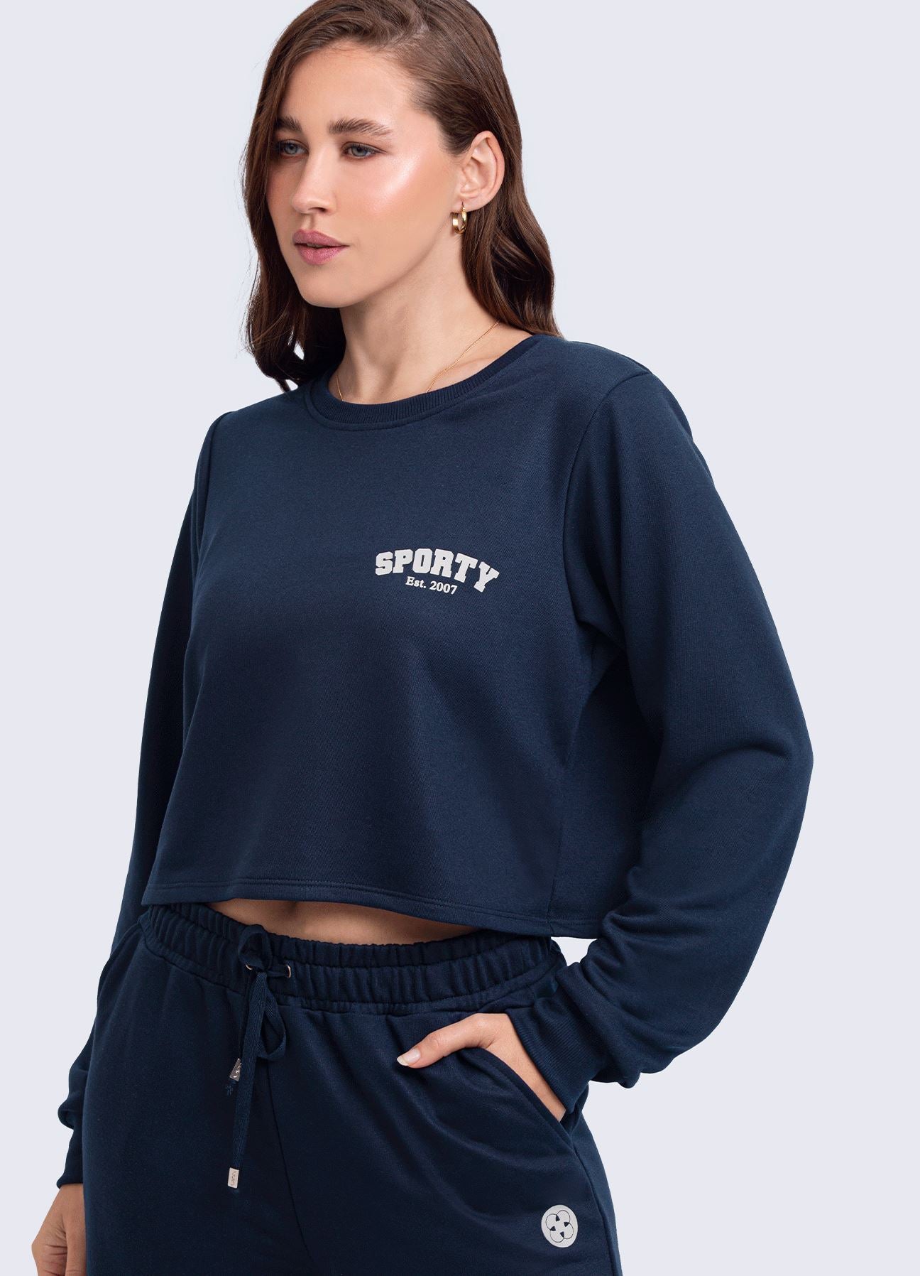 POLERA SPORTY- AZUL MARINO POLERAS WINropadeportiva