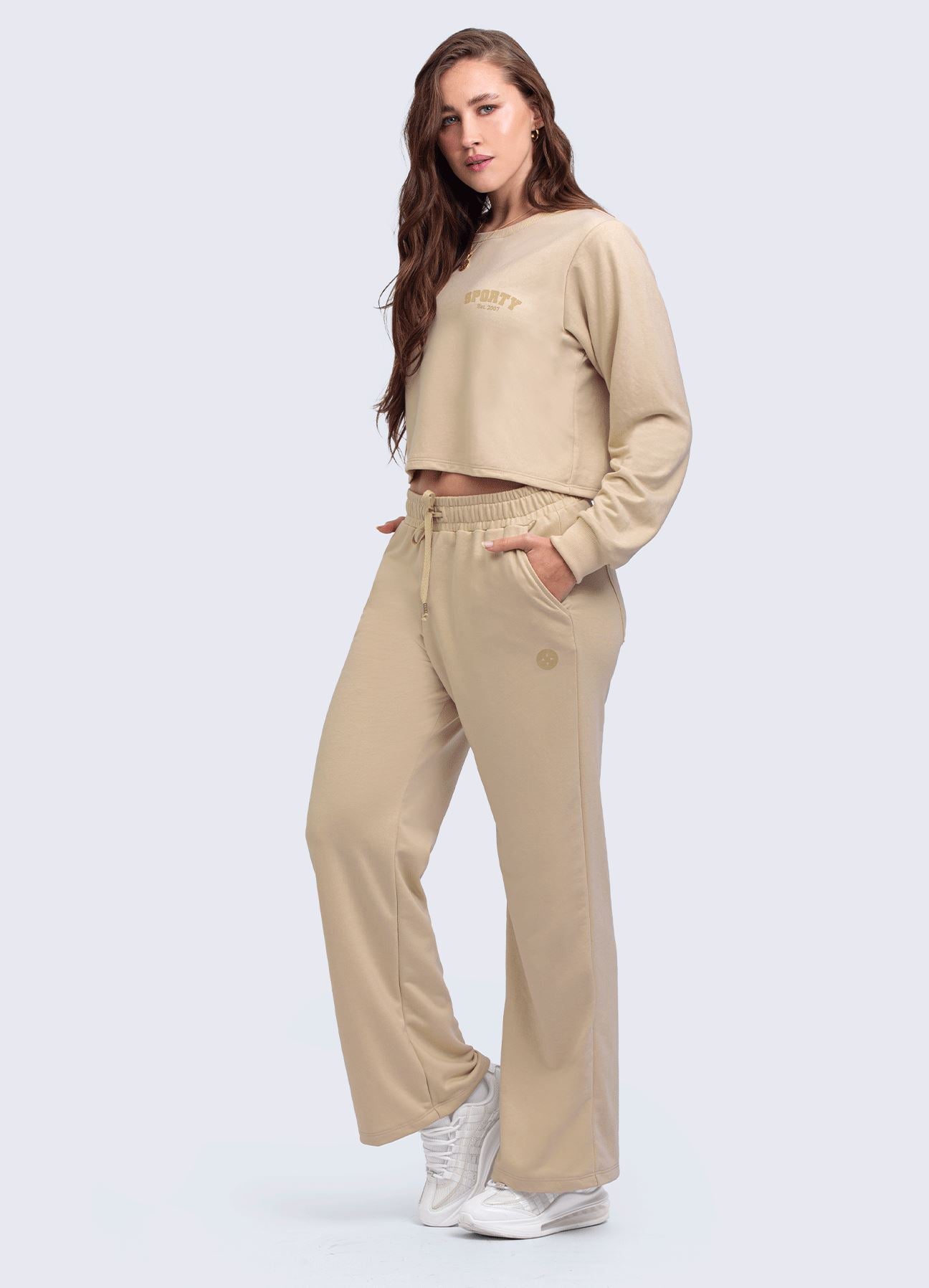 POLERA SPORTY- BEIGE POLERAS WINropadeportiva
