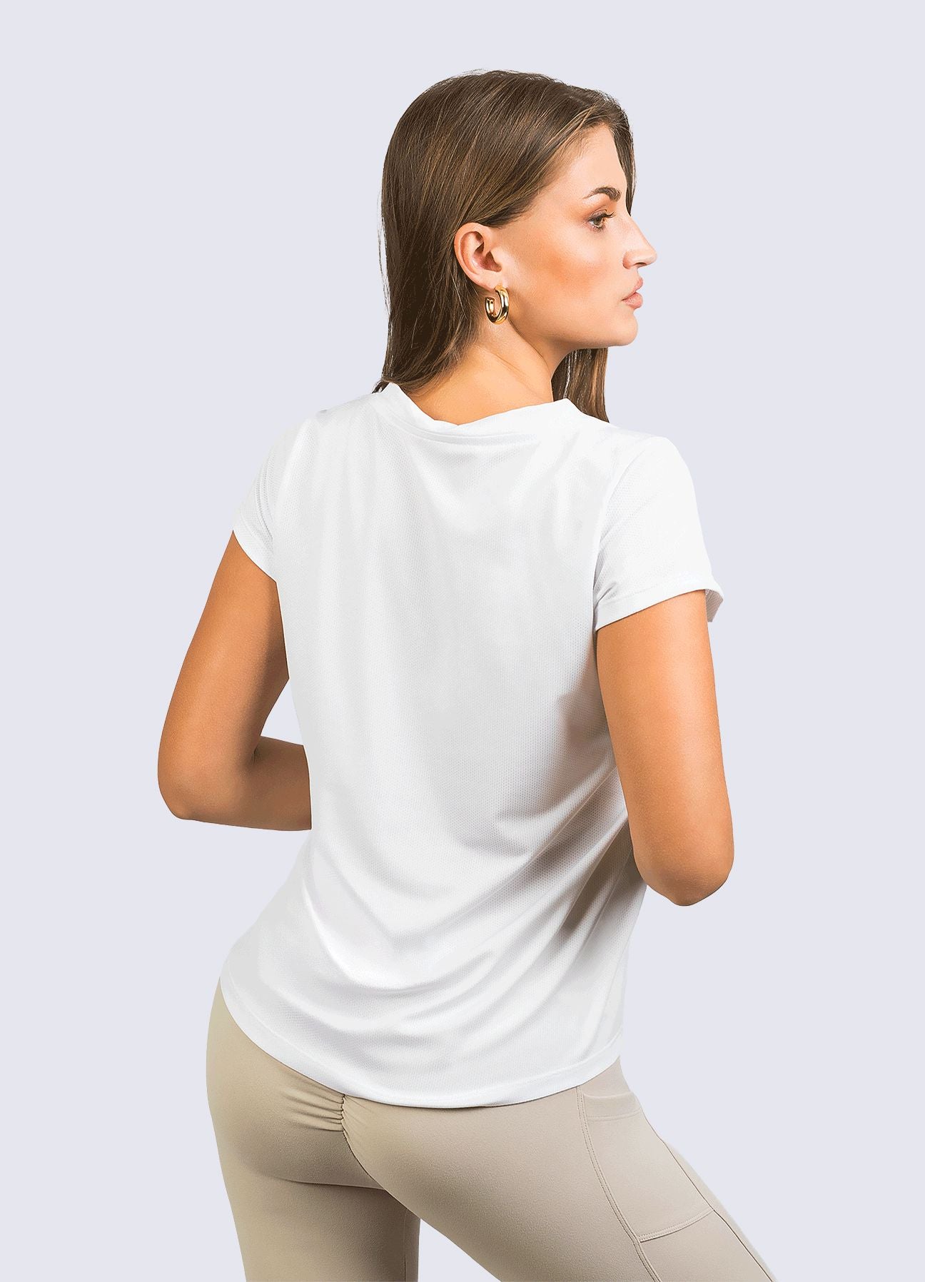 T-SHIRT BASIC ULTRA - BLANCO T-SHIRT WIN ROPA DEPORTIVA