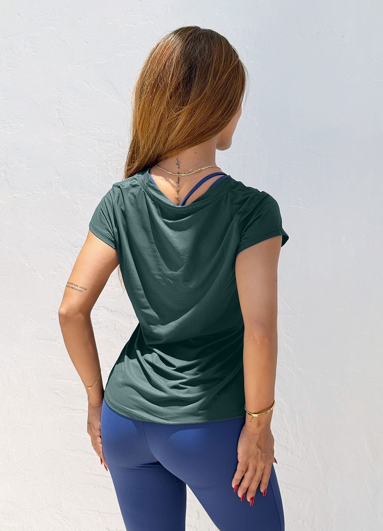 T-SHIRT BASIC ULTRA - VERDE BOTELLA T-SHIRT WIN ROPA DEPORTIVA