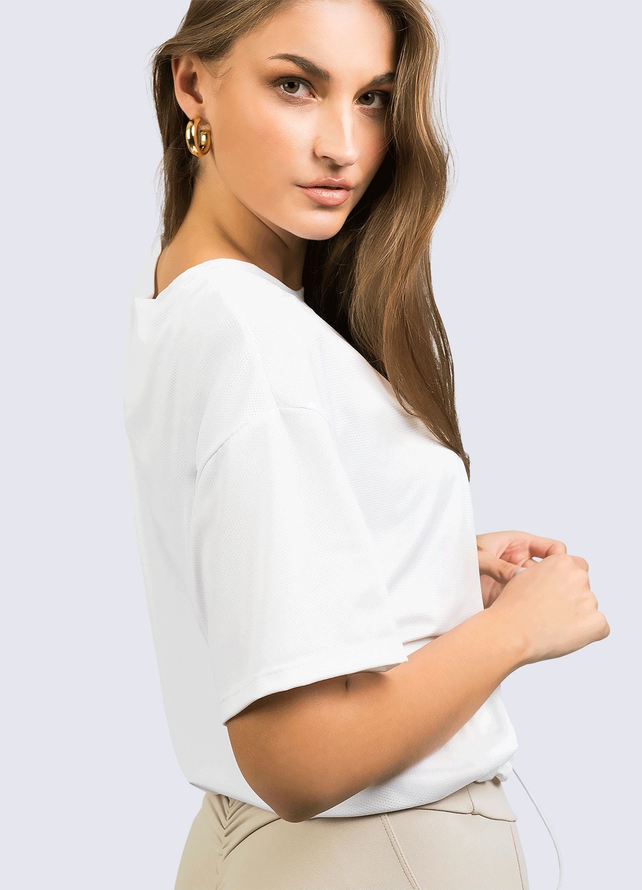 Camiseta Blanca De Mujer | WIN ROPA DEPORTIVA
