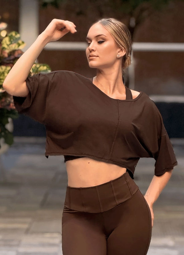 T-SHIRT EMOTIONS - MARRON OSCURO T-SHIRTS WIN ROPA DEPORTIVA S marron
