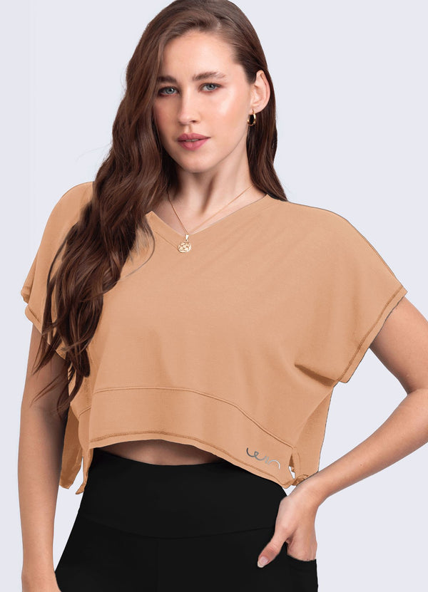 T-SHIRT SPORTY - MARRÓN CLARO T-SHIRT WIN ROPA DEPORTIVA S marron-claro