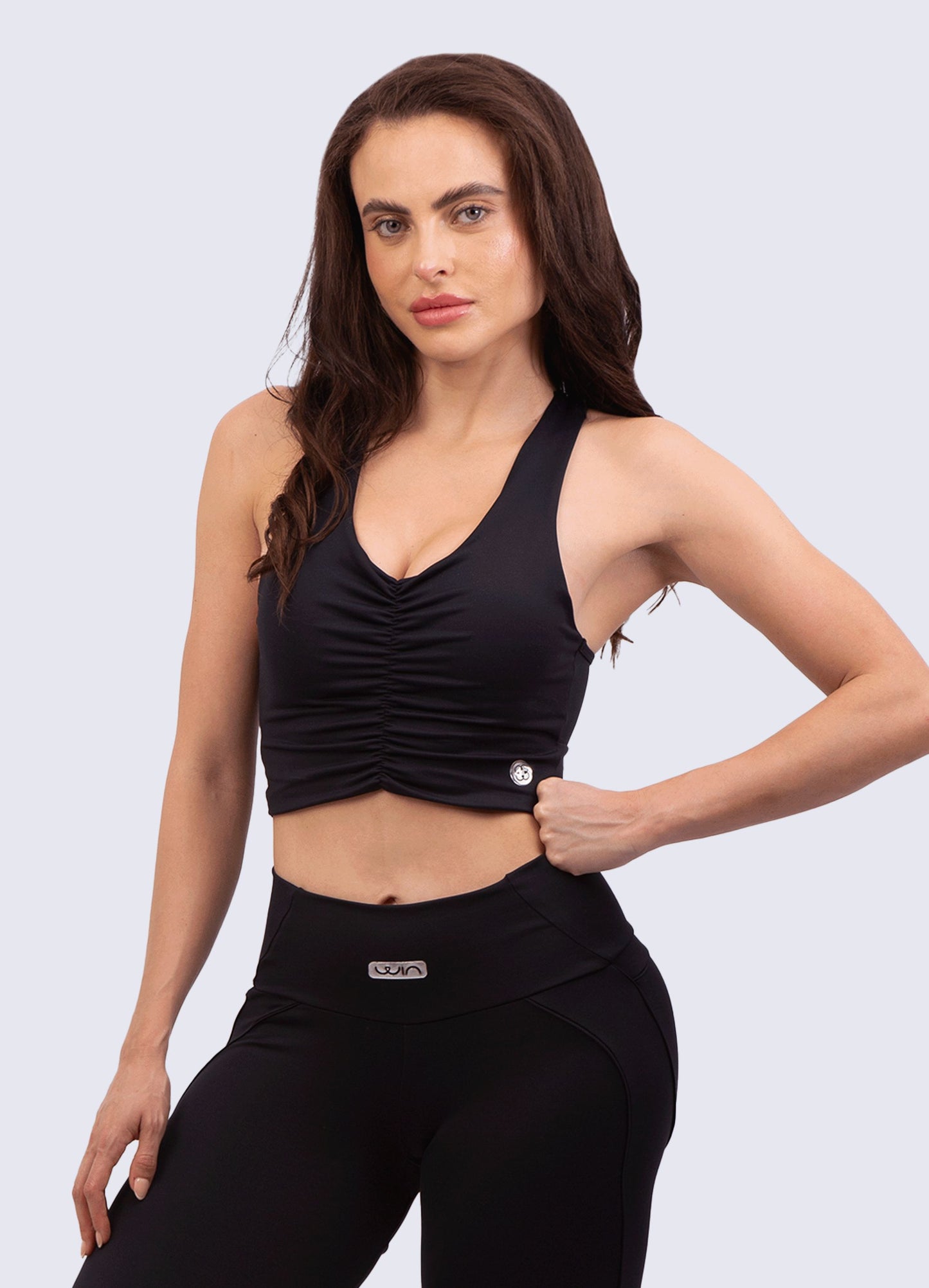 TOP EMANA CONTOUR-NEGRO WIN ROPA DEPORTIVA S Negro