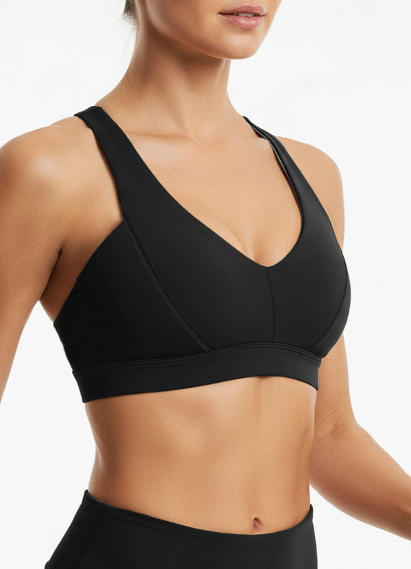 TOP EMANA CUT PERFECT - NEGRO TOPS WIN ROPA DEPORTIVA Negro S
