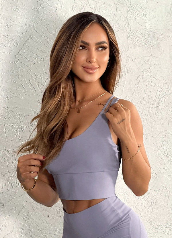TOP EMANA ENERGY - LILA OSCURO TOPS WIN ROPA DEPORTIVA
