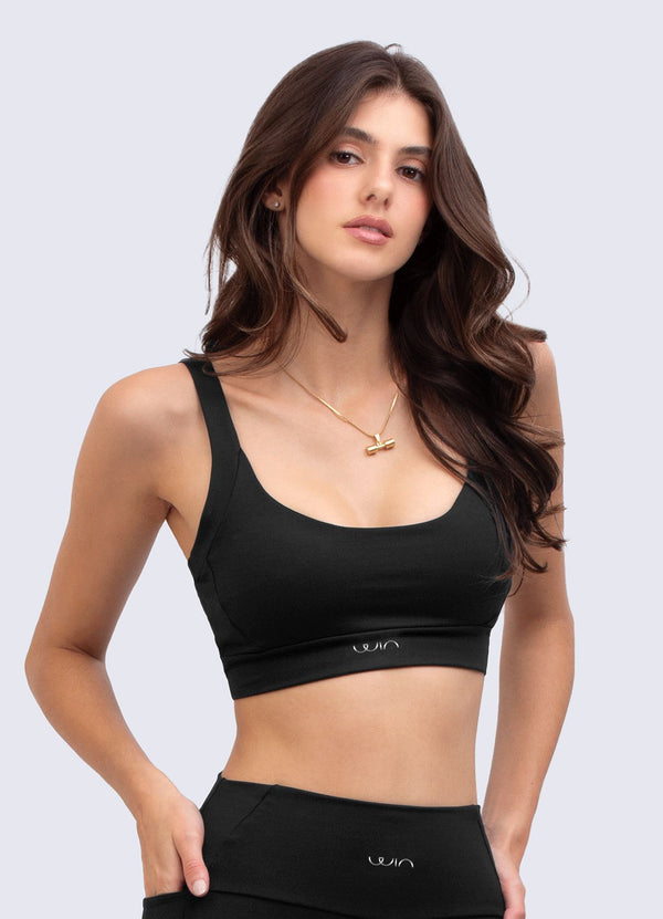 TOP EMANA NO LIMITS - NEGRO TOPS WINropadeportiva