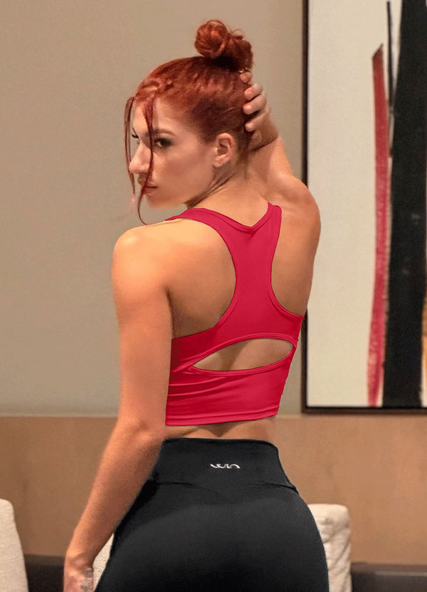TOP EMANA PLAY - ROJO TOPS WIN ROPA DEPORTIVA