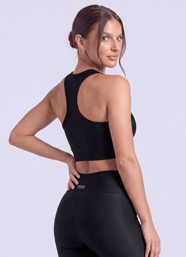 TOP EMANA RADIANCE - NEGRO TOPS WIN ROPA DEPORTIVA