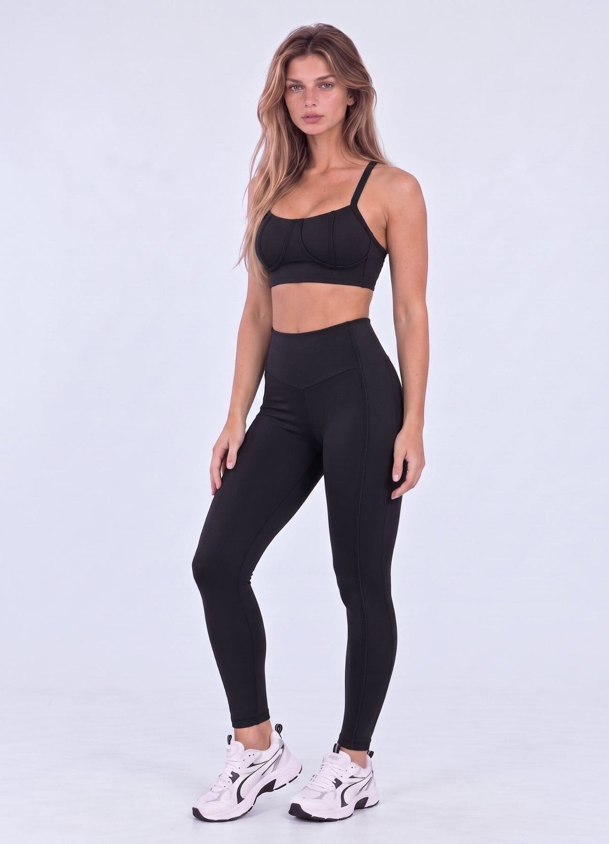 TOP EMANA SLOW - NEGRO TOPS WIN ROPA DEPORTIVA