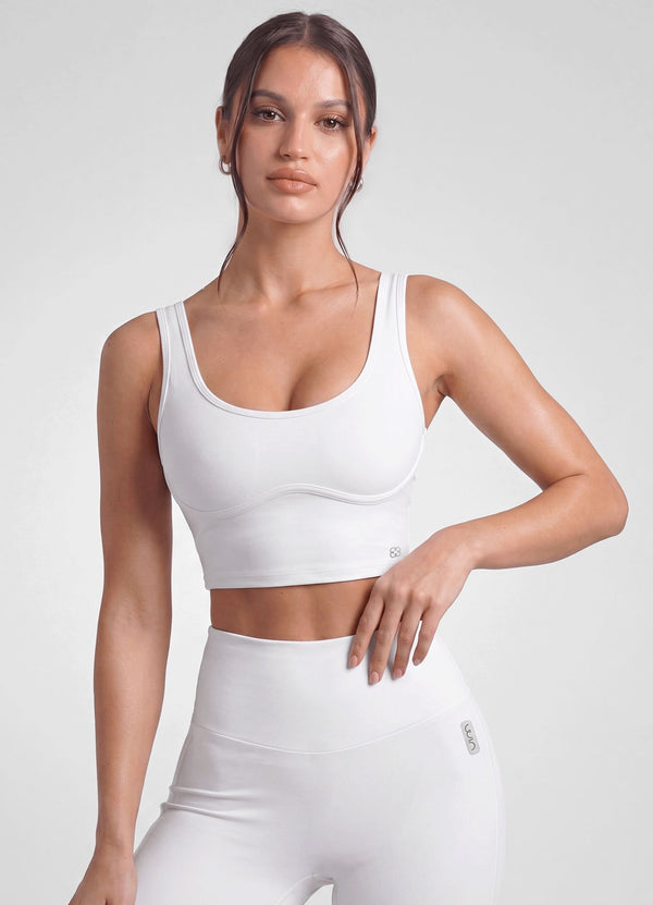 TOP EMANA STUDIO - BLANCO TOPS WIN ROPA DEPORTIVA BLANCO S