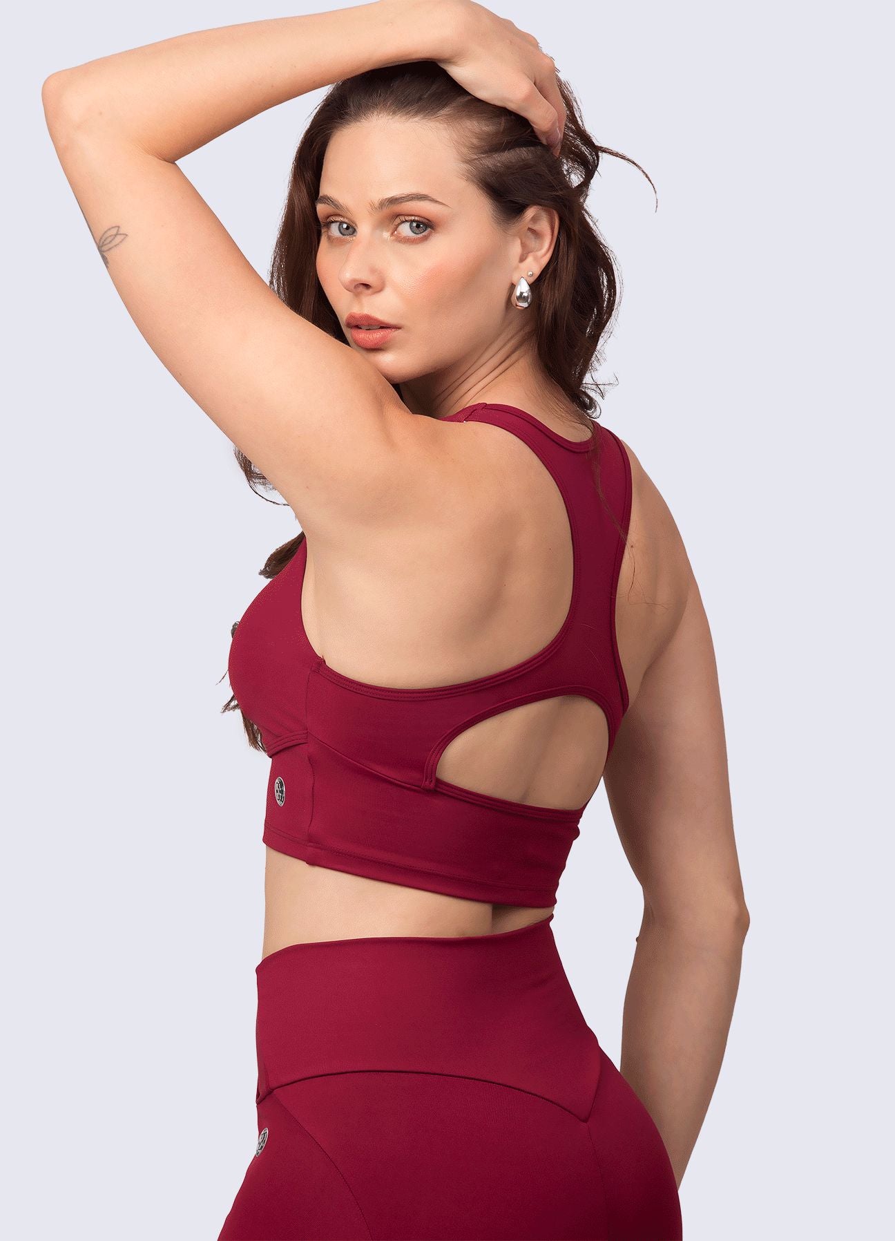 TOP EMANA ULTRA - ROJO OSCURO TOPS WIN ROPA DEPORTIVA