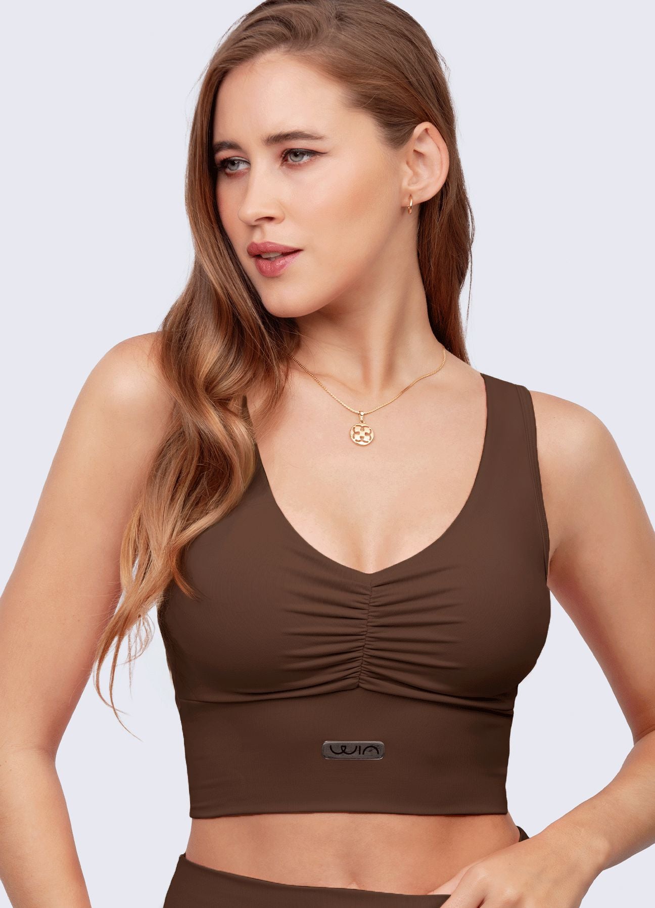 Tops Deportivos Para Mujer | Top Fruncido Frontal | WIN ROPA DEPORTIVA