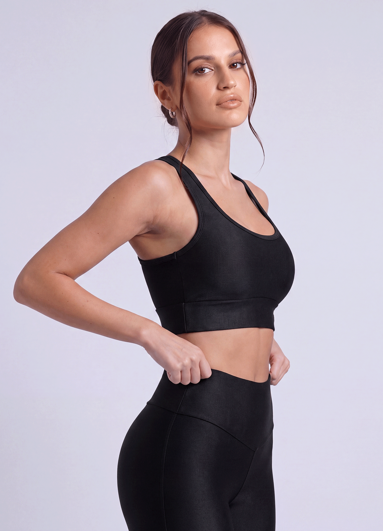 TOP EMANA RADIANCE - NEGRO