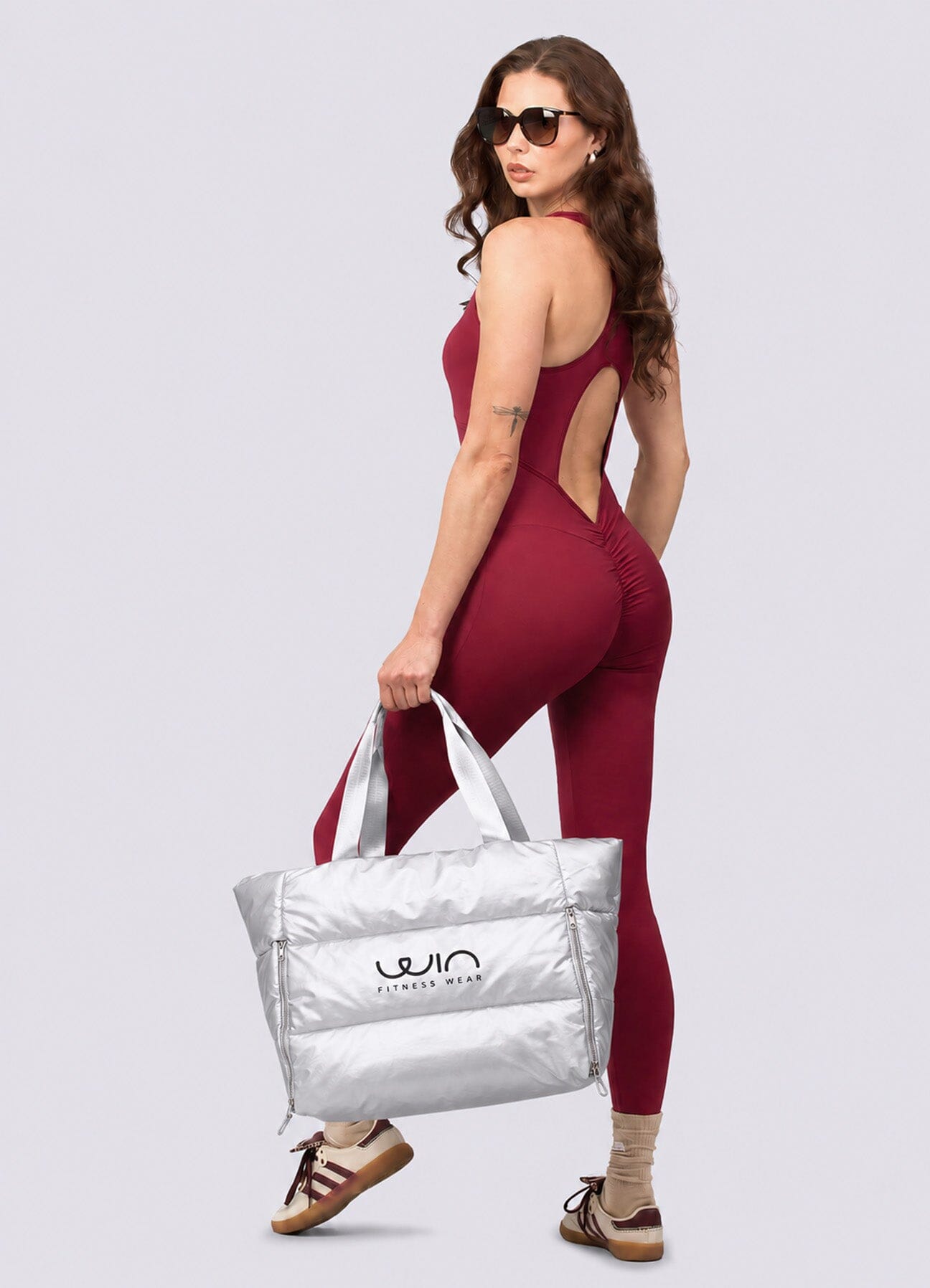 BOLSO GLOW YOGA - PLATEADO ACCESORIOS WIN ROPA DEPORTIVA 